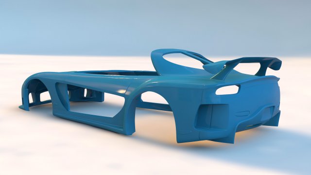 Download RX7 Veilside Fortune Printable Kit 1-24 3D Model