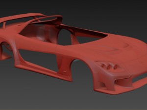 RX7 Veilside Fortune Printable Kit 1-24 3D 프린트 모델