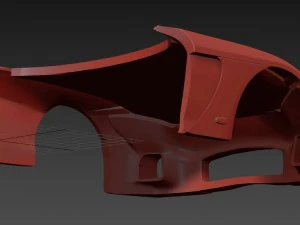 RX7 Veilside Fortune Printable Kit 1-24 3D Print Model