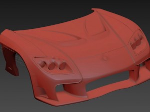 RX7 Veilside Fortune Printable Kit 1-24 3D 프린트 모델
