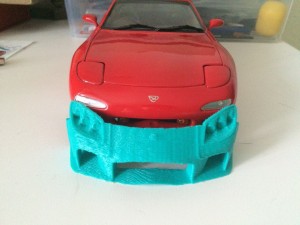 RX7 Veilside Fortune Printable Kit 1-24 3D 프린트 모델