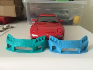 RX7 Veilside Fortune Printable Kit 1-24 3D 프린트 모델