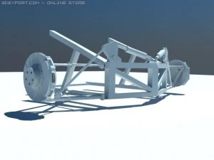 rear suspension 3D Model