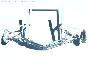 rear suspension 3D Model