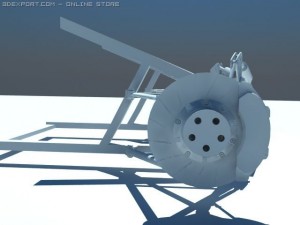rear suspension 3D Модель