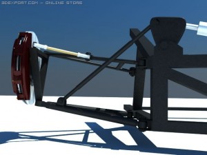 rear suspension 3D Модель