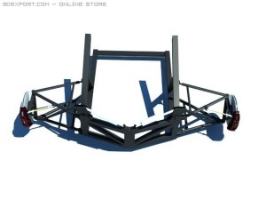 rear suspension 3D Модель