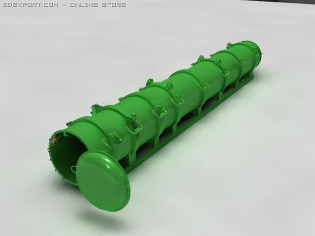 military container 3D Модель .c4d .max .obj .3ds .fbx .stl .blend 