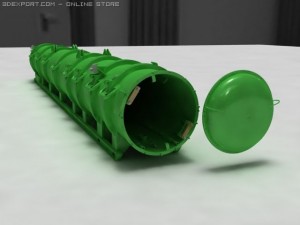 military container 3D Модель