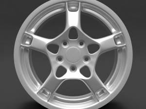 Porsche carrera 4s lobster rim printable 3D Print Model