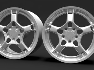 Porsche carrera 4s lobster rim printable 3D Принт Модель