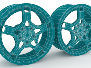 Porsche carrera 4s lobster rim printable 3D Принт Модель
