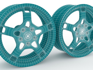 Porsche carrera 4s lobster rim printable 3D Принт Модель