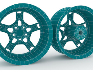Porsche carrera 4s lobster rim printable 3D Принт Модель