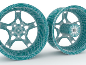 Porsche carrera 4s lobster rim printable 3D Принт Модель