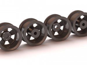 American racing wheels daisies 200 s coke bottles printable 3D Druckmodell