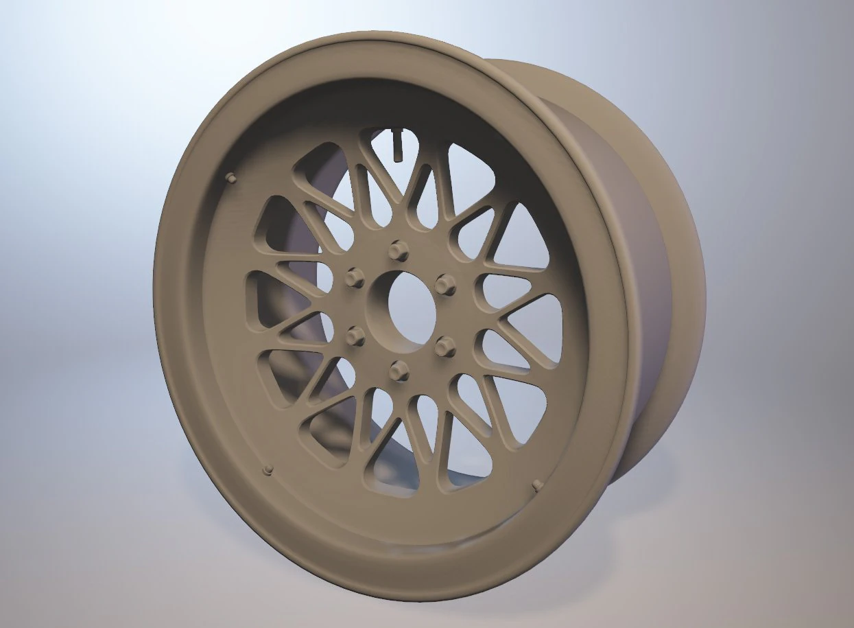chaparral 2j rim low-poly 3D Print Model .c4d .max .obj .3ds .fbx .stl .blend 