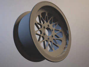 chaparral 2j rim low-poly 3D Print Model