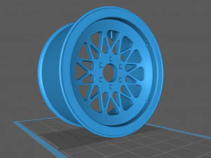 chaparral 2j rim low-poly 3D Print Model