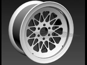 chaparral 2j rim low-poly 3D Print Model