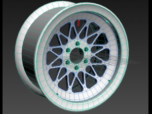 chaparral 2j rim low-poly 3D प्रिंट मॉडल