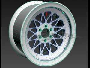chaparral 2j rim low-poly 3D Print Model