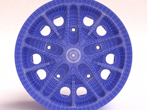 empi cosmic vw rim printable 3Dプリントモデル