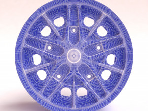 empi cosmic vw rim printable 3Dプリントモデル