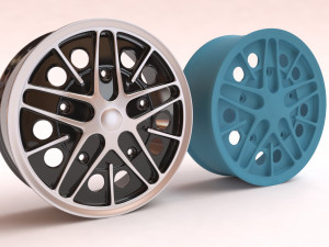 empi cosmic vw rim printable 3Dプリントモデル