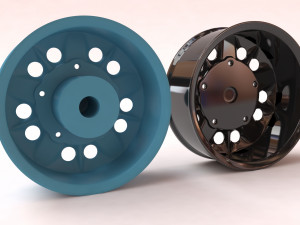 empi cosmic vw rim printable 3Dプリントモデル