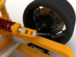 bayazoff rs1 chassis plus wheels and seats Model 3D