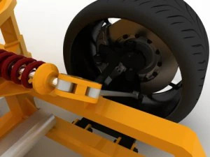 bayazoff rs1 chassis plus wheels and seats 3D Model