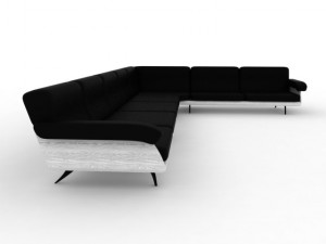 corner sofa 3D 模型