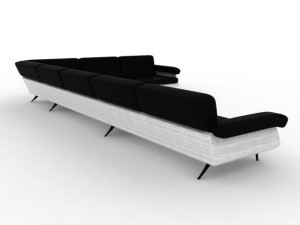 corner sofa 3D 模型