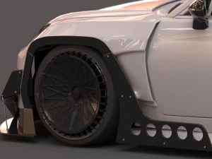 Kit Toyota GR86 RZ Pandem Aero para impress&atilde;o Modelo 3D