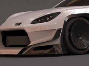 Toyota GR86 RZ Pandem Aero kit printable Modelo 3D