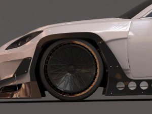 Kit Toyota GR86 RZ Pandem Aero para impress&atilde;o Modelo 3D