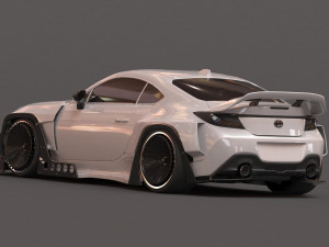 Toyota GR86 RZ Pandem Aero kit printable Modelo 3D