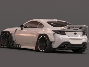 Kit Toyota GR86 RZ Pandem Aero para impress&atilde;o Modelo 3D