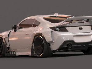 Kit Toyota GR86 RZ Pandem Aero para impress&atilde;o Modelo 3D
