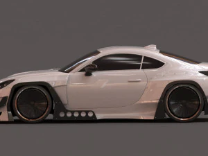 Kit Toyota GR86 RZ Pandem Aero para impress&atilde;o Modelo 3D