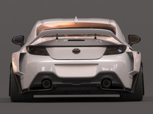 Toyota GR86 RZ Pandem Aero kit printable Modelo 3D