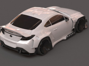 Toyota GR86 RZ Pandem Aero kit printable Modelo 3D