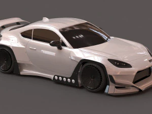 Kit Toyota GR86 RZ Pandem Aero para impress&atilde;o Modelo 3D