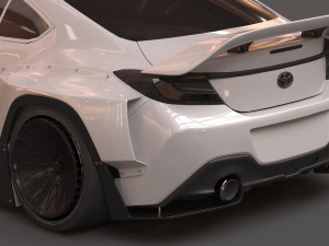 Toyota GR86 RZ Pandem Aero kit printable Modelo 3D
