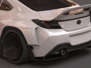 Kit Toyota GR86 RZ Pandem Aero para impress&atilde;o Modelo 3D