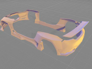 Kit Toyota GR86 RZ Pandem Aero para impress&atilde;o Modelo 3D