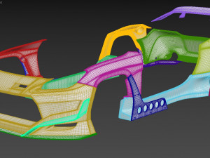 Toyota GR86 RZ Pandem Aero kit printable Modelo 3D