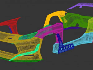 Kit Toyota GR86 RZ Pandem Aero para impress&atilde;o Modelo 3D