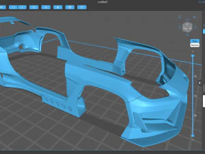 Kit Toyota GR86 RZ Pandem Aero para impress&atilde;o Modelo 3D